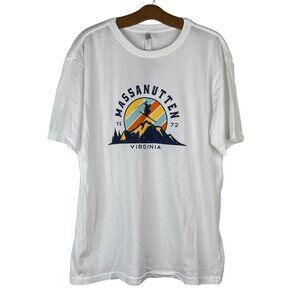 Ouray Pigment Dyed Short Sleeve TShirt Massanutten Virginia Cotton Size Large NE